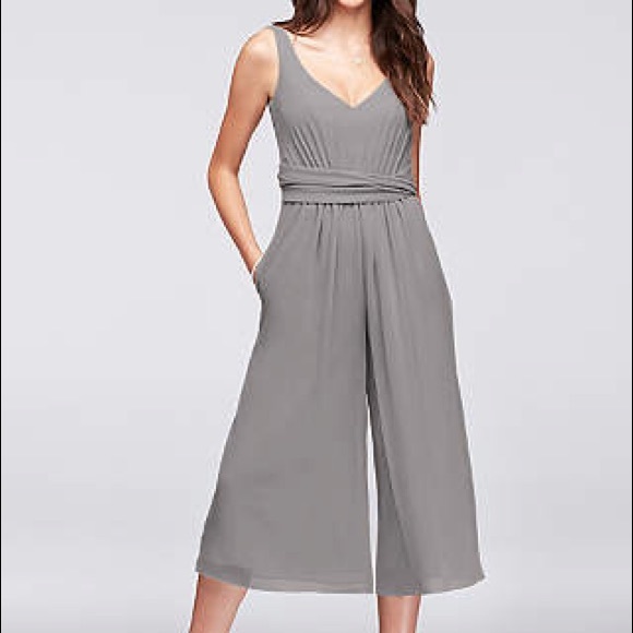 david's bridal jumpsuit bridesmaid